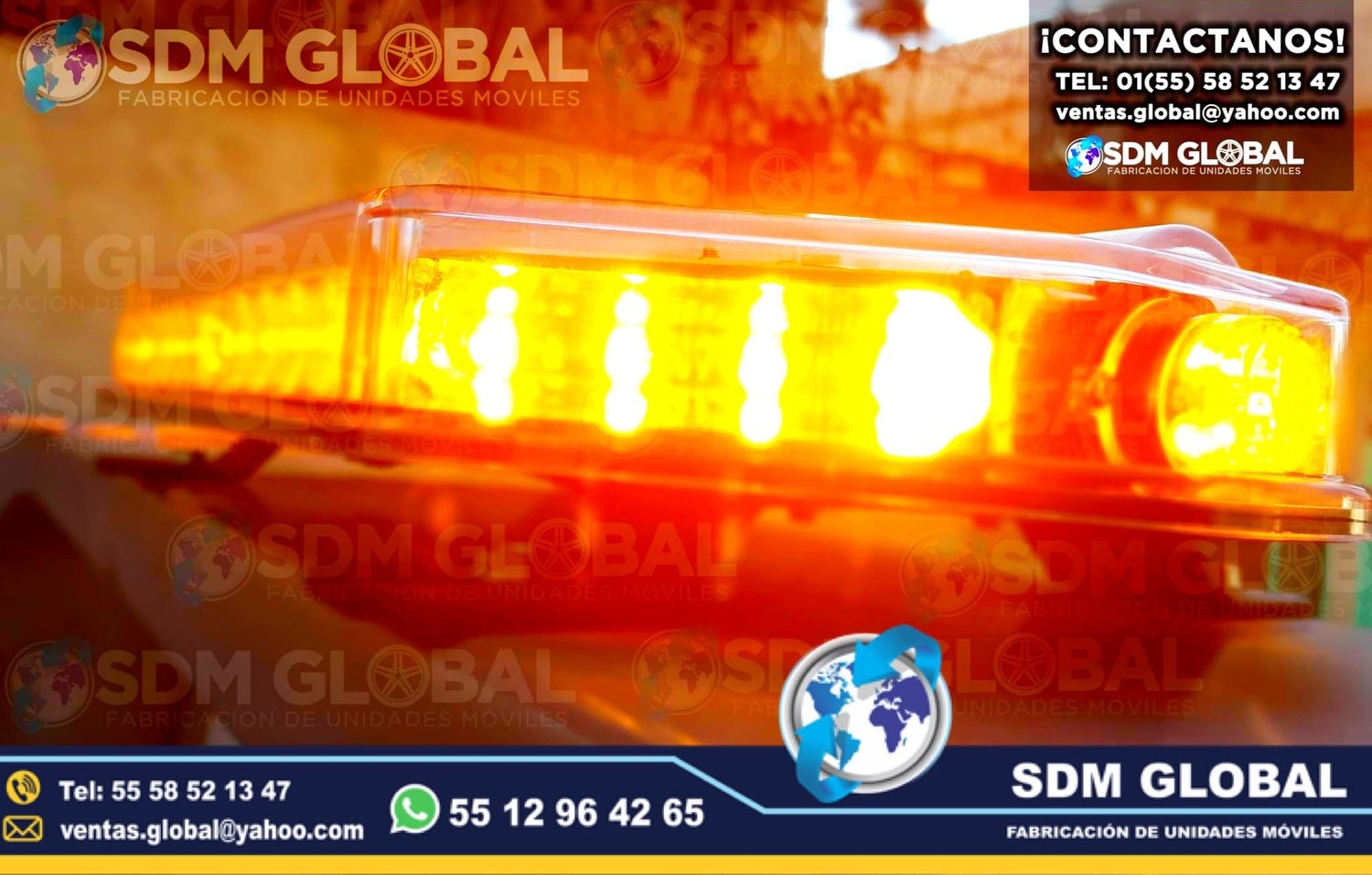Venta de Torretas, Minitorretas, luces auxiliares color ambar  <br>