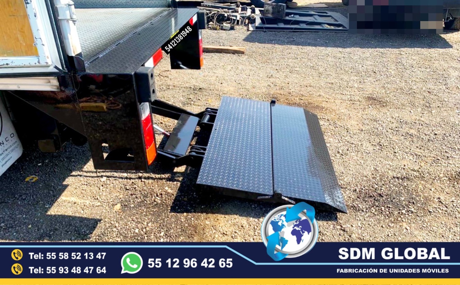 Fabricacion de Rampas Hidraulicas para camioneta y camion de carga<br>