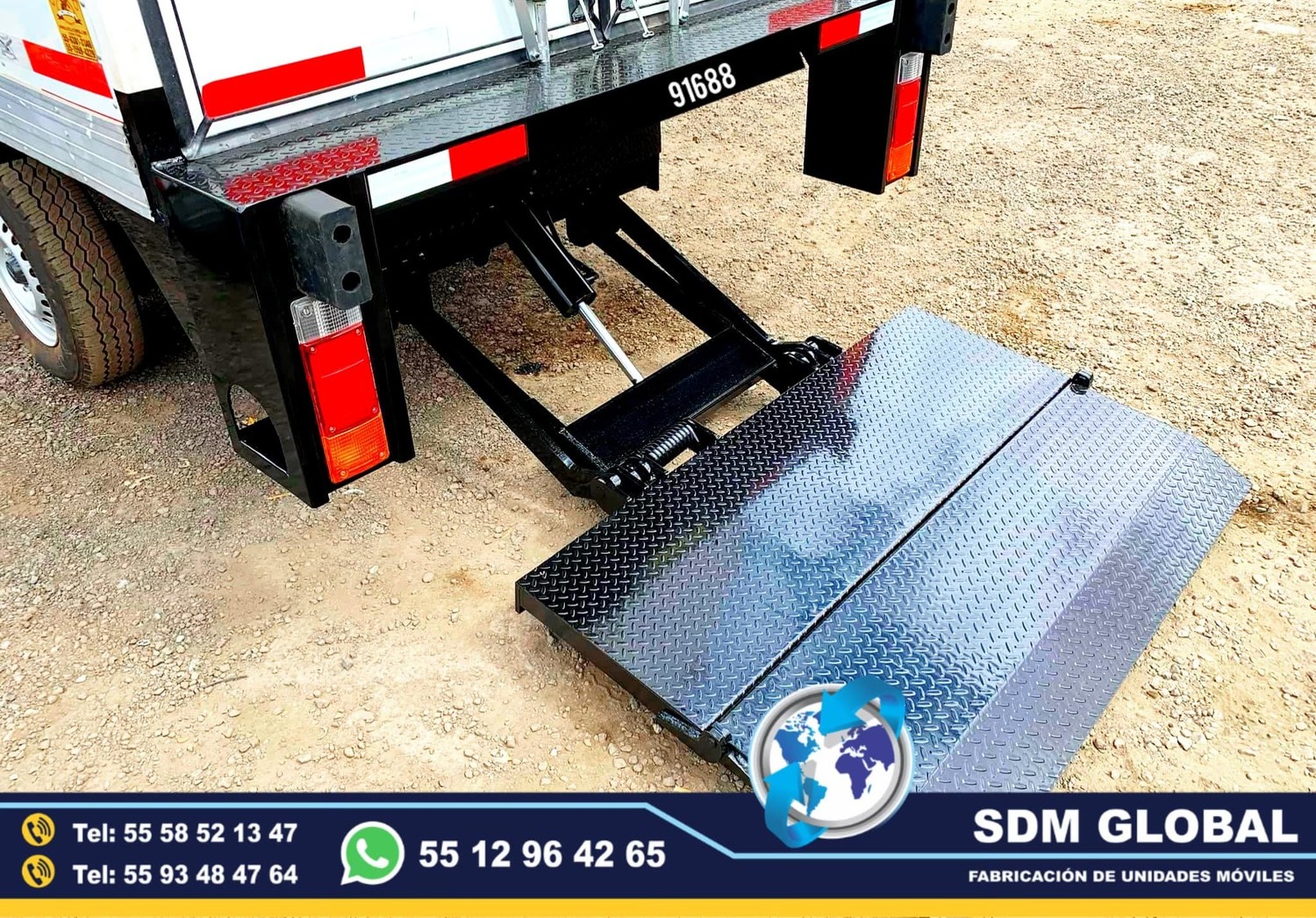 Fabricantes de Rampas Hidraulicas para camioneta y camion de carga<br>