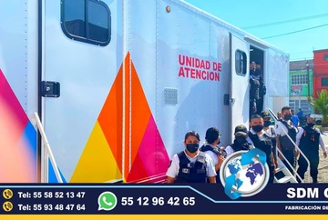 Fabricacion y Venta de Unidades Moviles Medicas de Seguridad, Gobieno, Oficinas, Cobro, Rescate, Salvamento, Proteccion, Higiene, Traslado de Reos. SDM Global Mexico somos una empresa líder en la Fabricacion y como Fabricantes y Venta de Unidades Moviles Medicas, Salud, Cobro, Ingenieria, Seguridad, Comunicaciones, Fabricadas con personal altamente capasitado para su Fabricacion en Mexico.Somos una Empresa Mexicana líder en el Mercado con años de experiencia, especialistas en la Fabricacion y Venta de Unidades Moviles, Patrullas, Ambulancias, carrocerias, cajas secas, autotanques para agua, gruas de arrastre, rampas hidraulicas, pipas para agua, redilas, reciolectores de compactadores de basura,Las Unidades Móviles Medicas de Salud, Seguridad, Gobierno, Cobro, Servicos, Consultas, proveen soluciones, información y capacitación para la prevencióny promoción de problemas entre la población en varias ciudades, cuminidades alejadas y de difícil acceso. especialistas en la conversion y equipamiento de unidades moviles especiales en Mexico.Somos fabribricantes directos, distribuidores en todo Mexico, comunicate y te atenderemos personalmente.