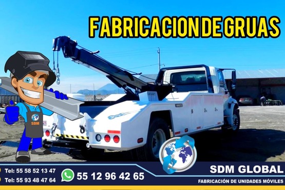 Fabricantes de Gruas de Salvamento, Plataforma, arrastre Fabricacion y venta de unidades moviles para seguridad publica y transito vial. SDM Global Mexico somos una empresa líder en el Fabricacion de Gruas de Salvamento, Plataforma, arrastre, asi como de unidades moviles de rescate, salvamento, proximidad, primer respodiente, equipo tactito, anti motin, fuerzas especiales, semi remolques con personal altamente capasitado para su fabricacion, winch electrico, sirena, bocina, codigos, estrobos, luces, etc. somos fabricantes.Las grúas son vehículos utilizados para transportar automóviles, camiones o cualquier transporte en general, remolcarlos en casos de accidente de tránsito, estacionamiento en lugares inadecuados o manejo por parte del conductor bajo los efectos del alcohol u otras sustancias. somos una Fabrica de gruas de Salvamento, Plataforma, Arrastre. Fabricantes de Gruas de Salvamento, Plataforma, arrastre Fabricacion y venta de unidades moviles para seguridad publica y transito vial. SDM Global Mexico somos una empresa líder en el Fabricacion de Gruas de Salvamento, Plataforma, arrastre, asi como de unidades moviles de rescate, salvamento, proximidad, primer respodiente, equipo tactito, anti motin, fuerzas especiales, semi remolques con personal altamente capasitado para su fabricacion, winch electrico, sirena, bocina, codigos, estrobos, luces, etc. somos fabricantes.Las grúas son vehículos utilizados para transportar automóviles, camiones o cualquier transporte en general, remolcarlos en casos de accidente de tránsito, estacionamiento en lugares inadecuados o manejo por parte del conductor bajo los efectos del alcohol u otras sustancias. somos una Fabrica de gruas de Salvamento, Plataforma, Arrastre.