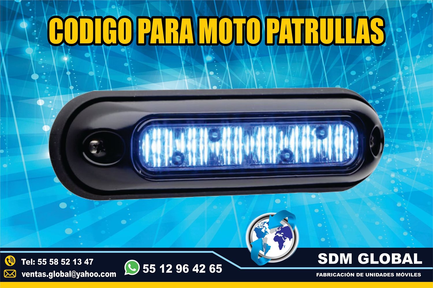 Venta de Luces para ambulancias, ministerial, ficalia, auxiliares  <br>