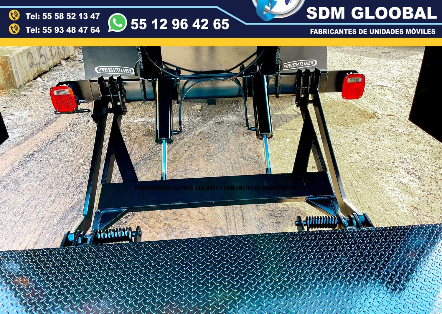 Fabricantes de Rampas Hidraulicas para camioneta y camion de carga<br>