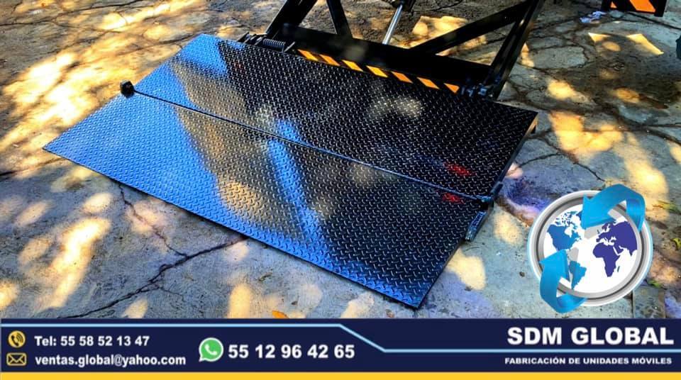 Fabricantes de Rampas Hidraulicas para camioneta y camion de carga<br>