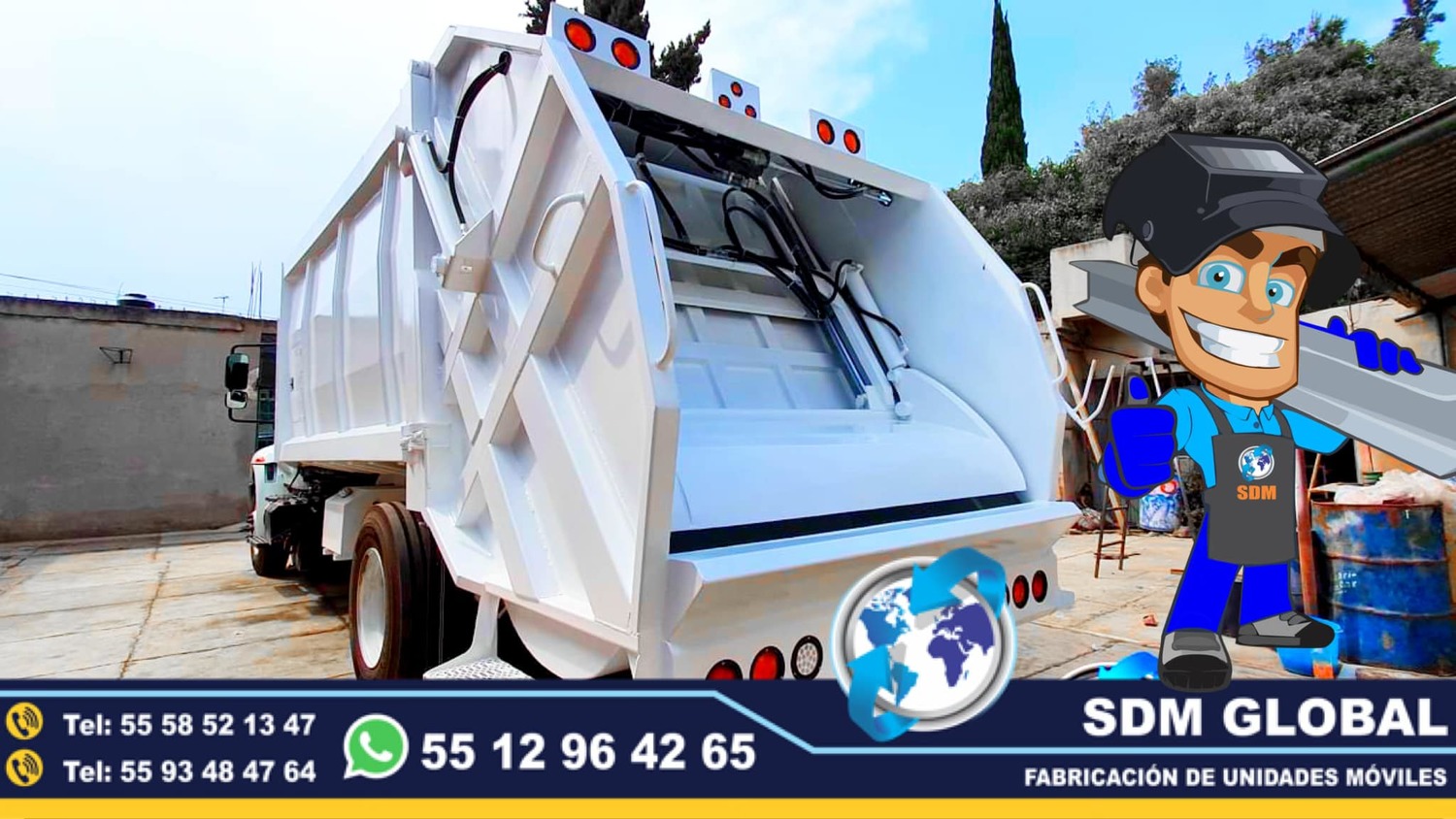 Fabrica de Compactadores de basura carga trasera, lateral <br>