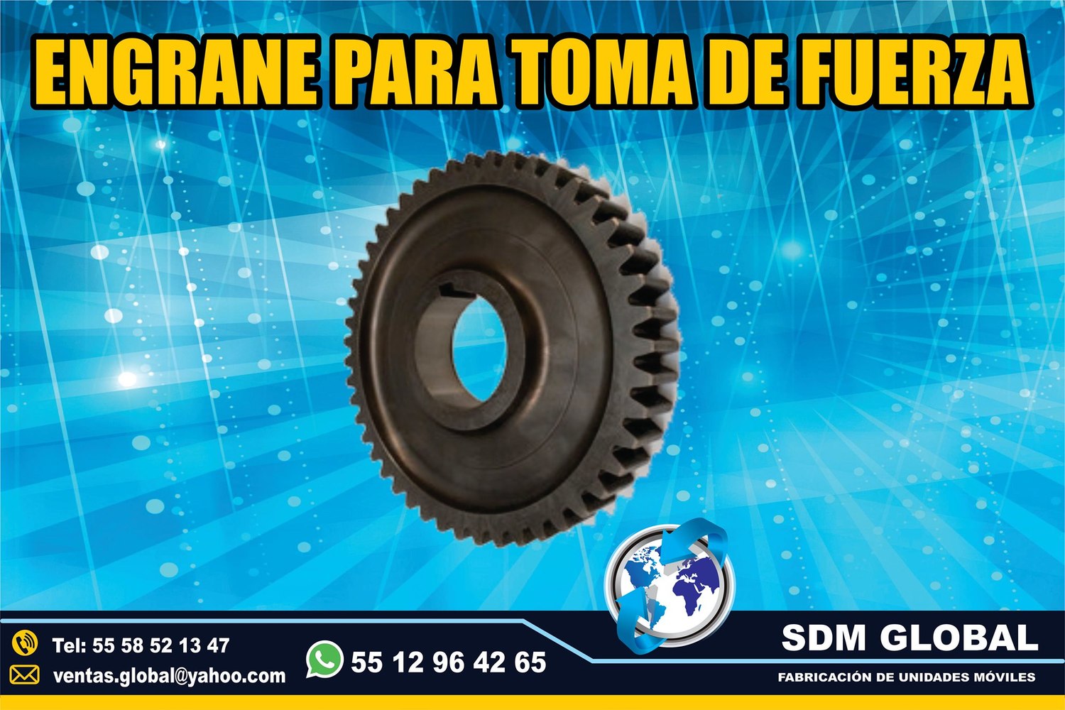 Venta de Engrane paraGruas de Plataforma Arrastre Salvamento  <br>