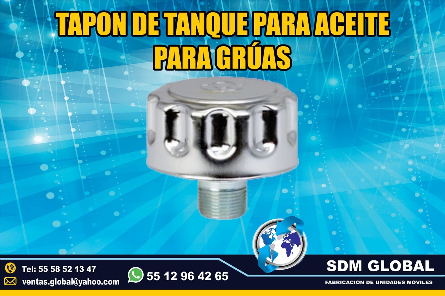 Venta de Tapon para tanque para Gruas de Plataforma Arratre   <br>