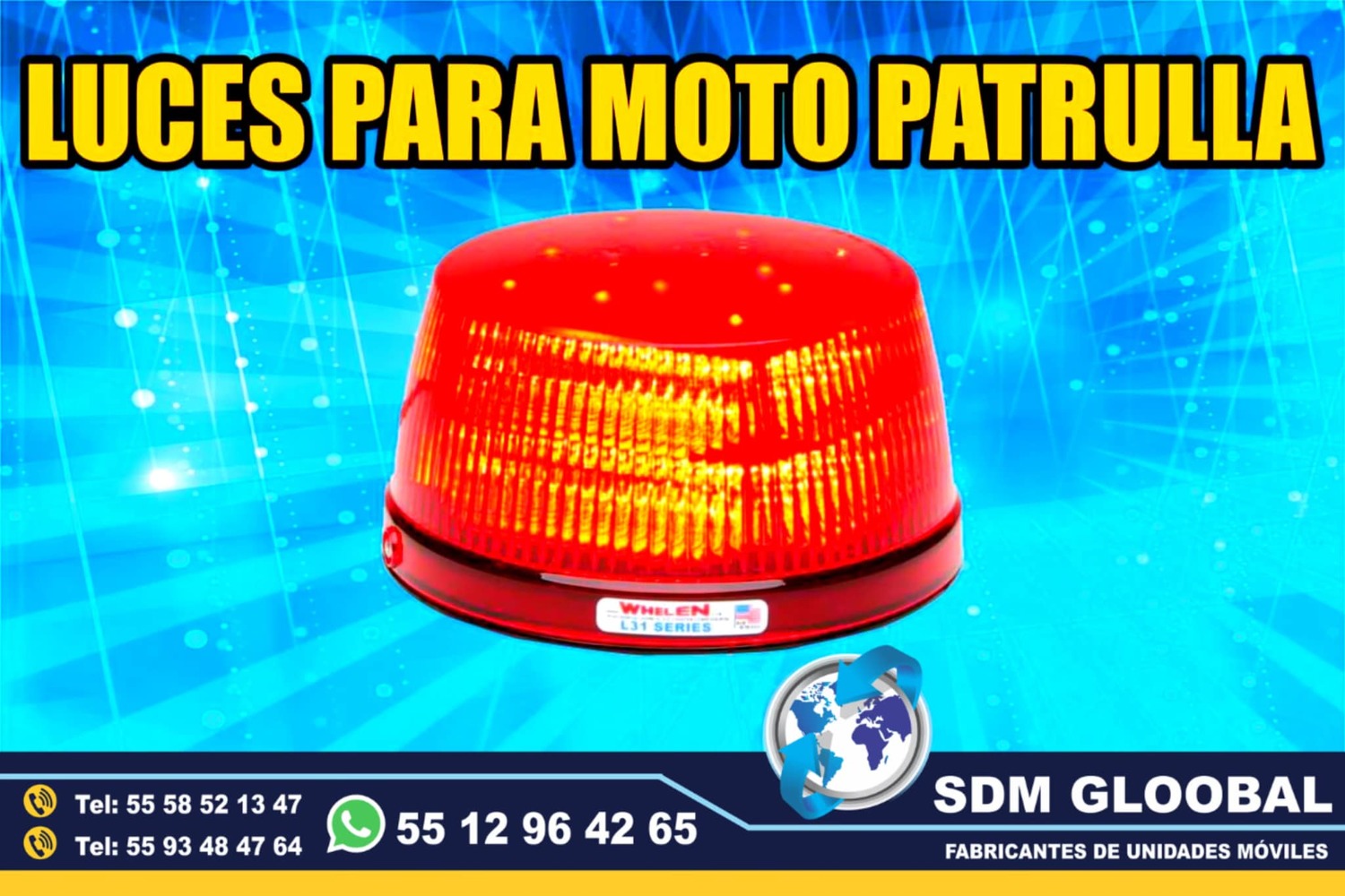 Venta e Instalacion de Luces Perimetrales Auxiliares Emergemcia para Ambulancias de Traslado&nbsp;