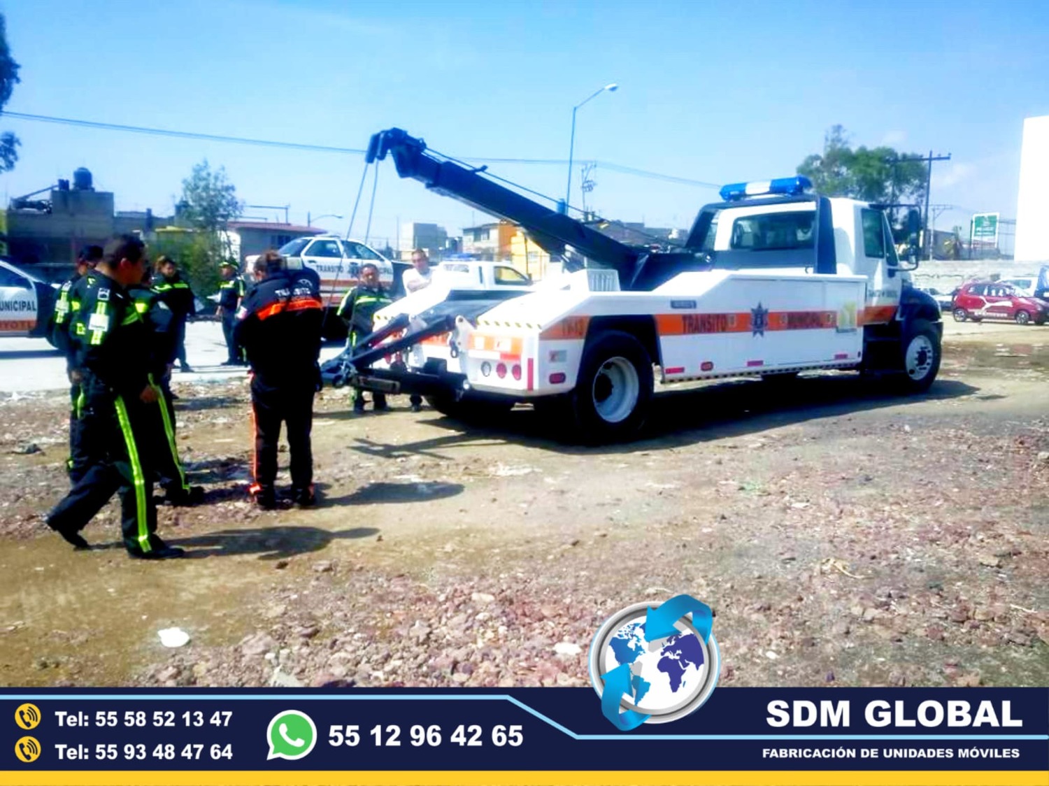 Fabrica de Gruas de Arrastre Salvamento Plataforma A B C<br>