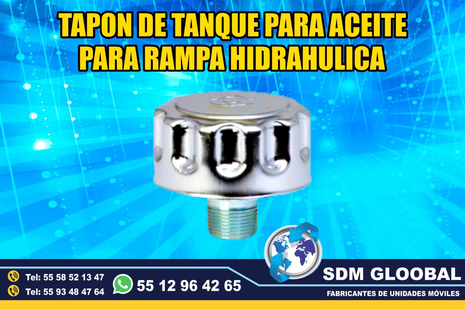 Venta de Tapon para tanque para Rampas Hidraulicas de carga <br>