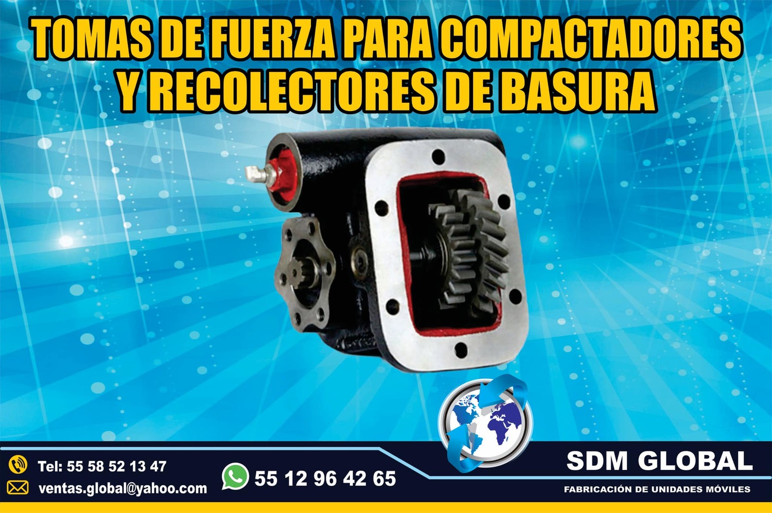 Venta de Toma de Fuerza para Rampas Hidraulicas de carga <br>