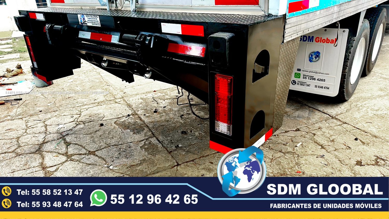 Fabricantes de Rampas Hidraulicas para camioneta y camion de carga<br>