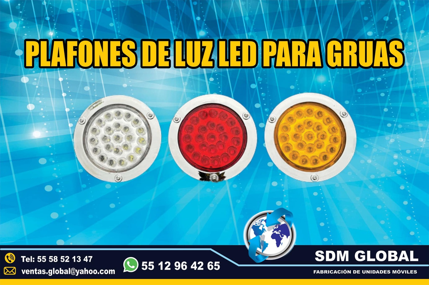 Venta de Plafones Leds para Recolector Compactador de Baura   <br>