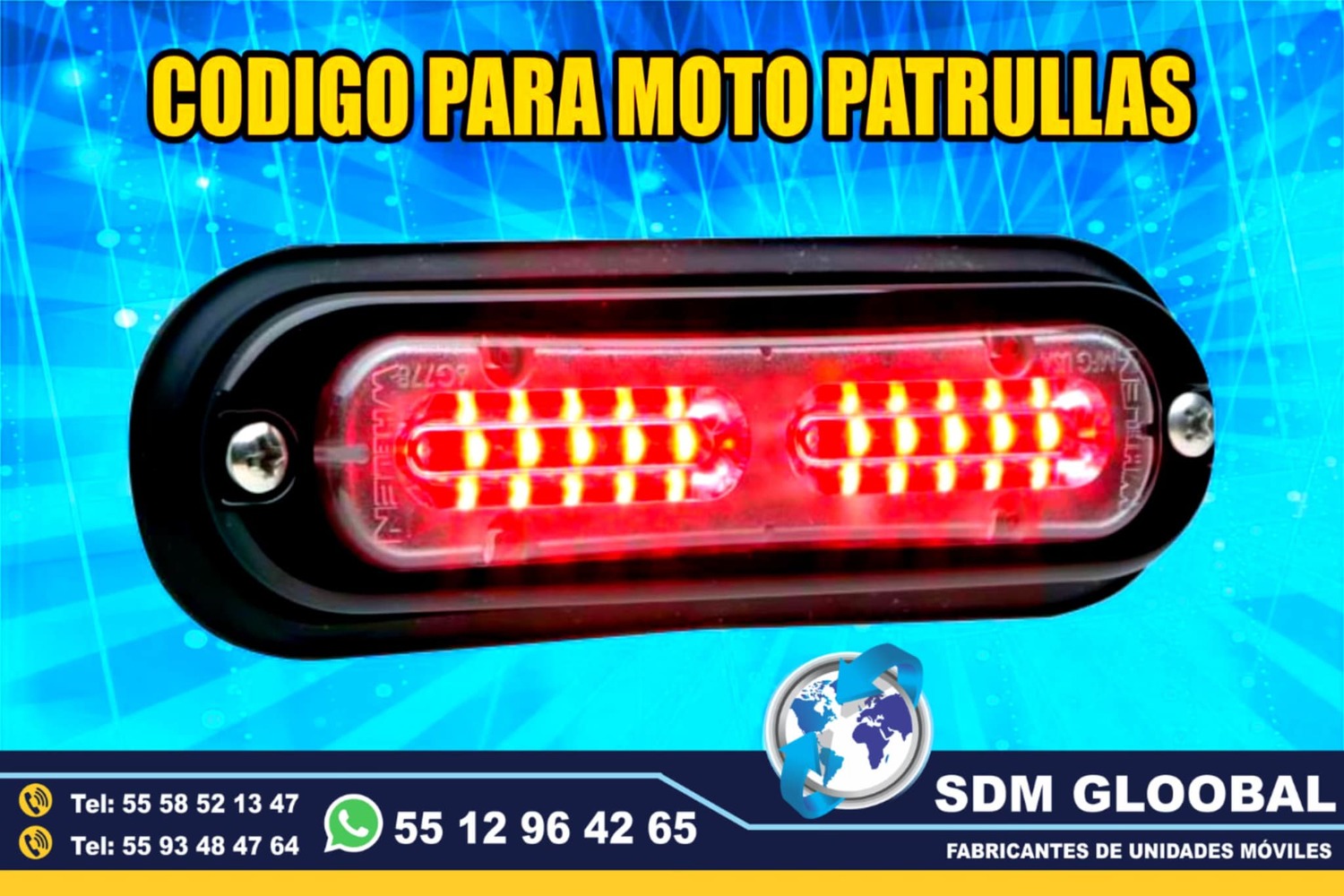 Venta e Instalacion de Luces Perimetrales Auxiliares Emergemcia para Ambulancias de Traslado&nbsp;