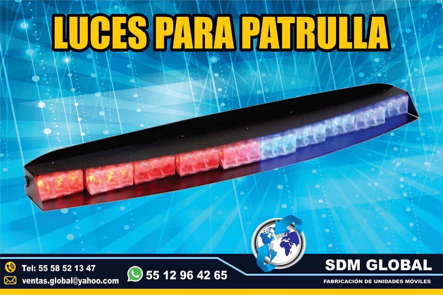 Venta de Barra de luces de leds, para Ambulancias de Traslado<br>