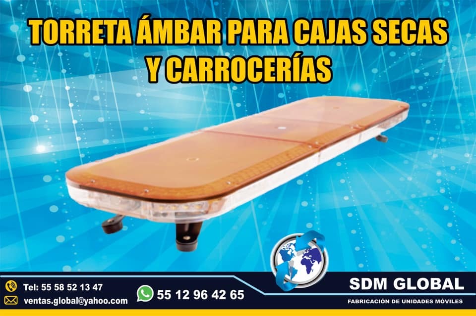 Venta de Torreta de Leds para Ambulancias color rojo Epcom   <br>