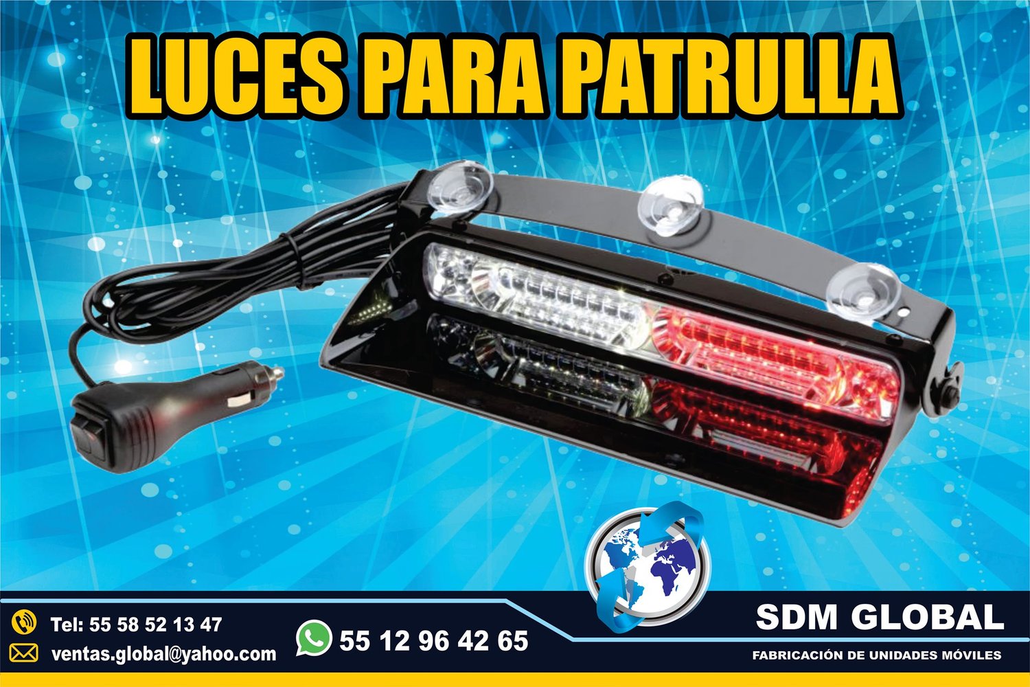 Venta de Luces para ambulancias, ministerial, ficalia, auxiliares  <br>