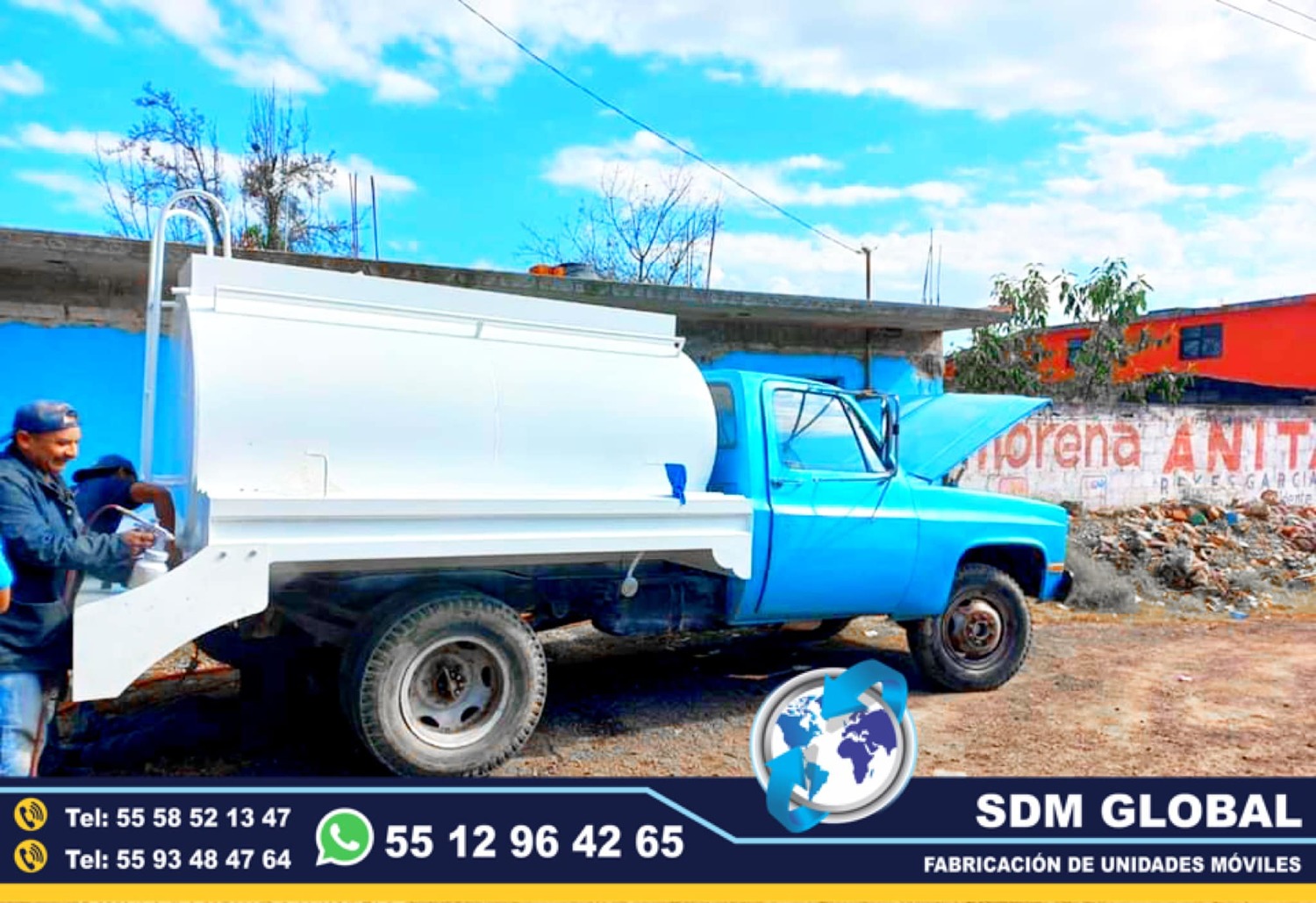Fabrica de Auto Tanques para Pipas de agua de 3000, 4000, 5000, litros<br>
