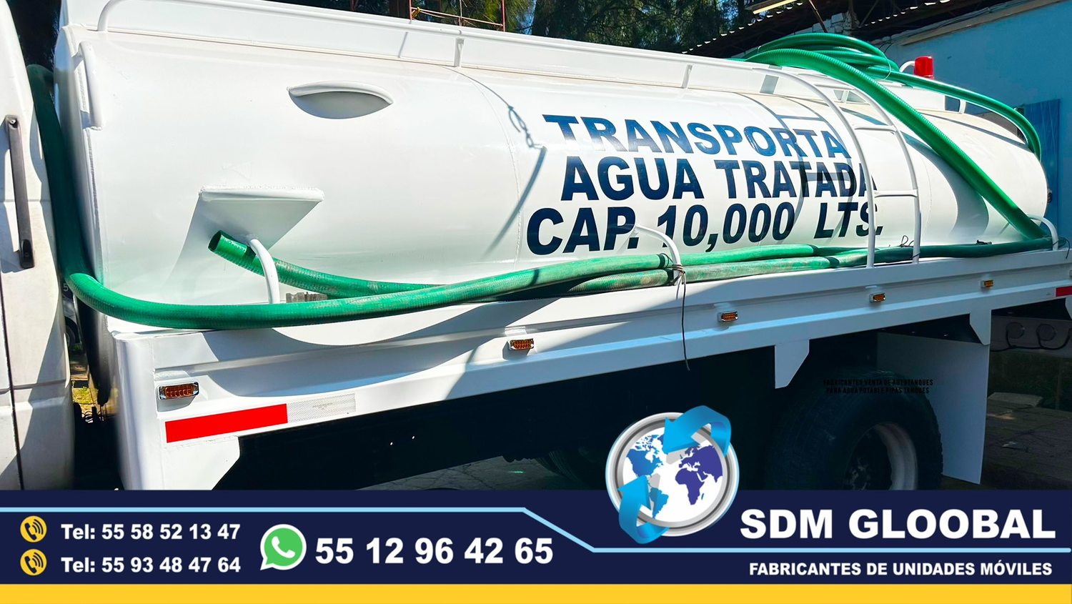 Fabrica de Autotanques para pipa para agua Venta en Mexico <br>