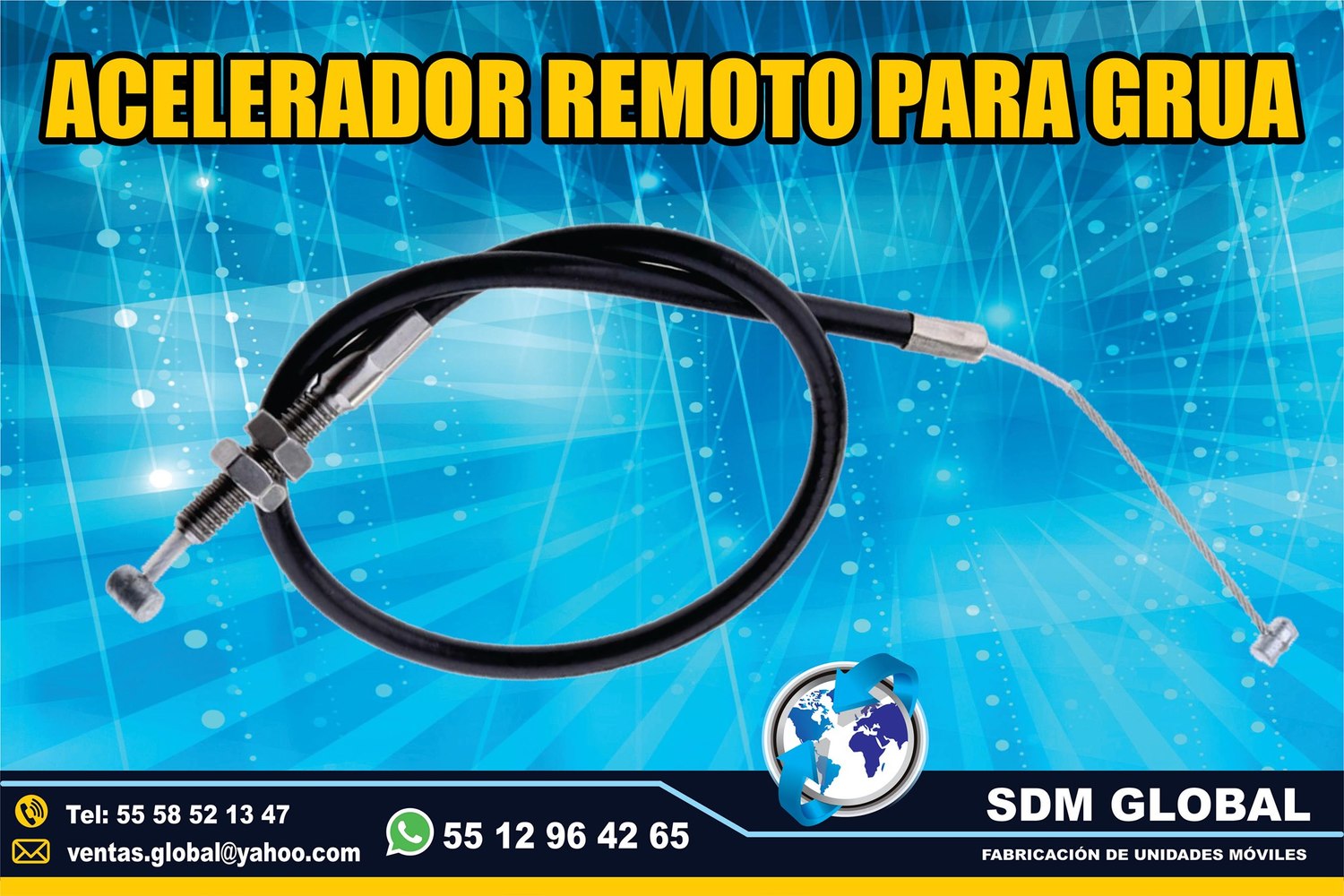 Venta de Acelerador para Gruas de Plataforma Arrastre Salvamento  <br>