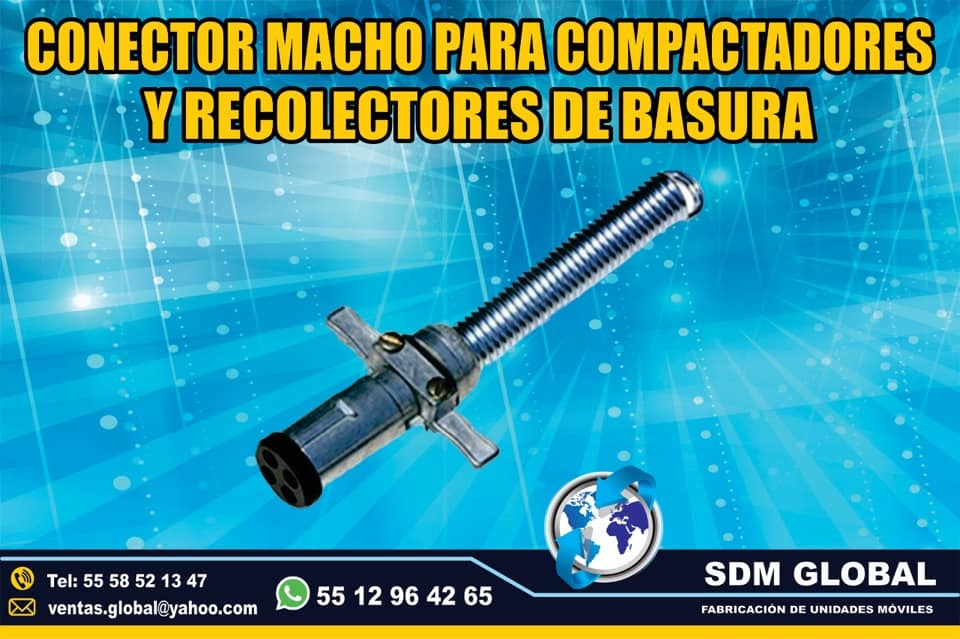 Venta de Conector macho para para Rampas Hidraulicas de carga <br>