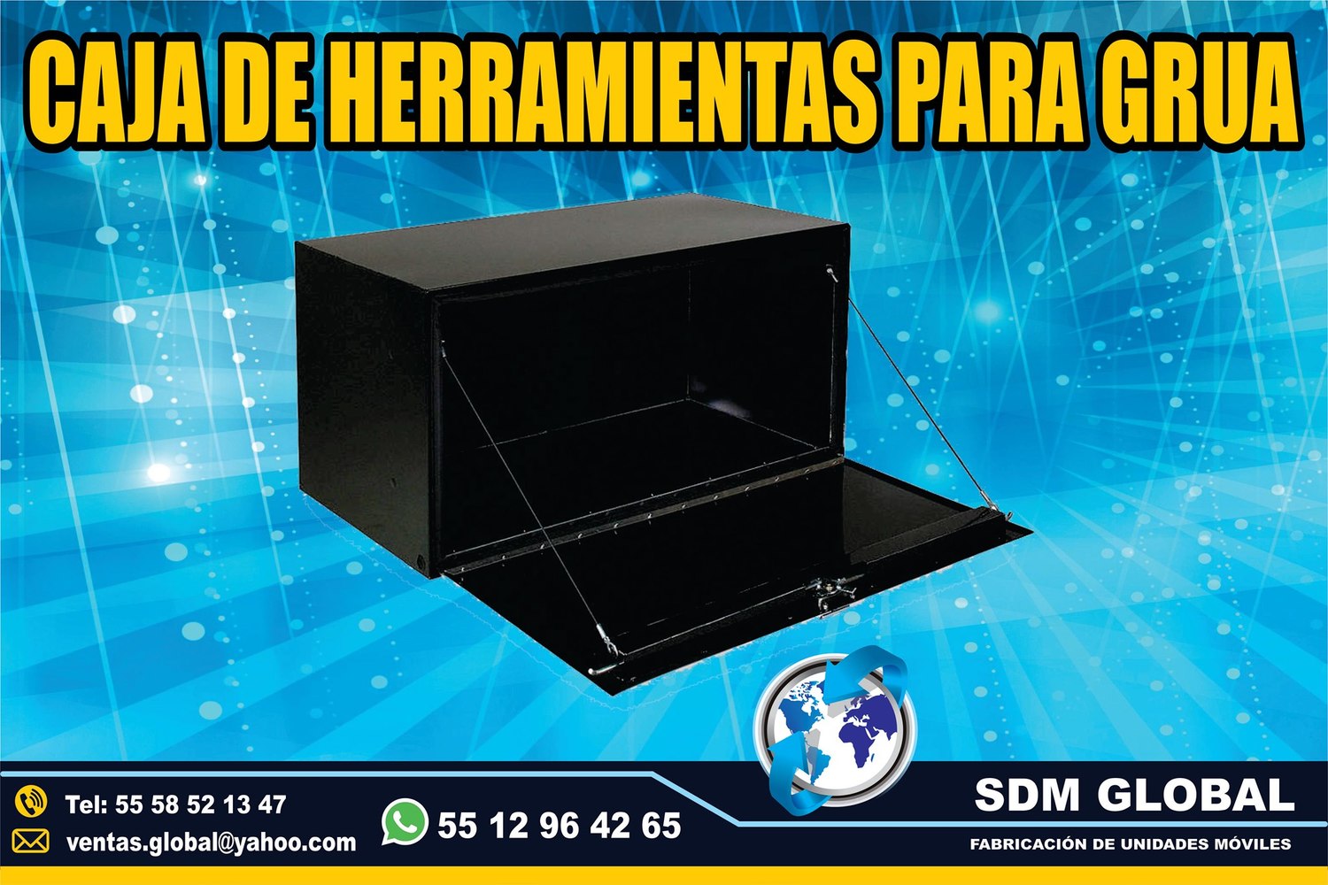 Venta de Caja de herramientas para Gruas de Plataforma Arrastre Salvamento  <br>
