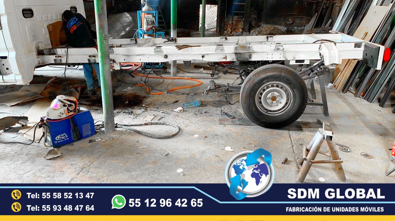 Servico de Alargado Acorazado de chasis de camiones y camionetas<br>