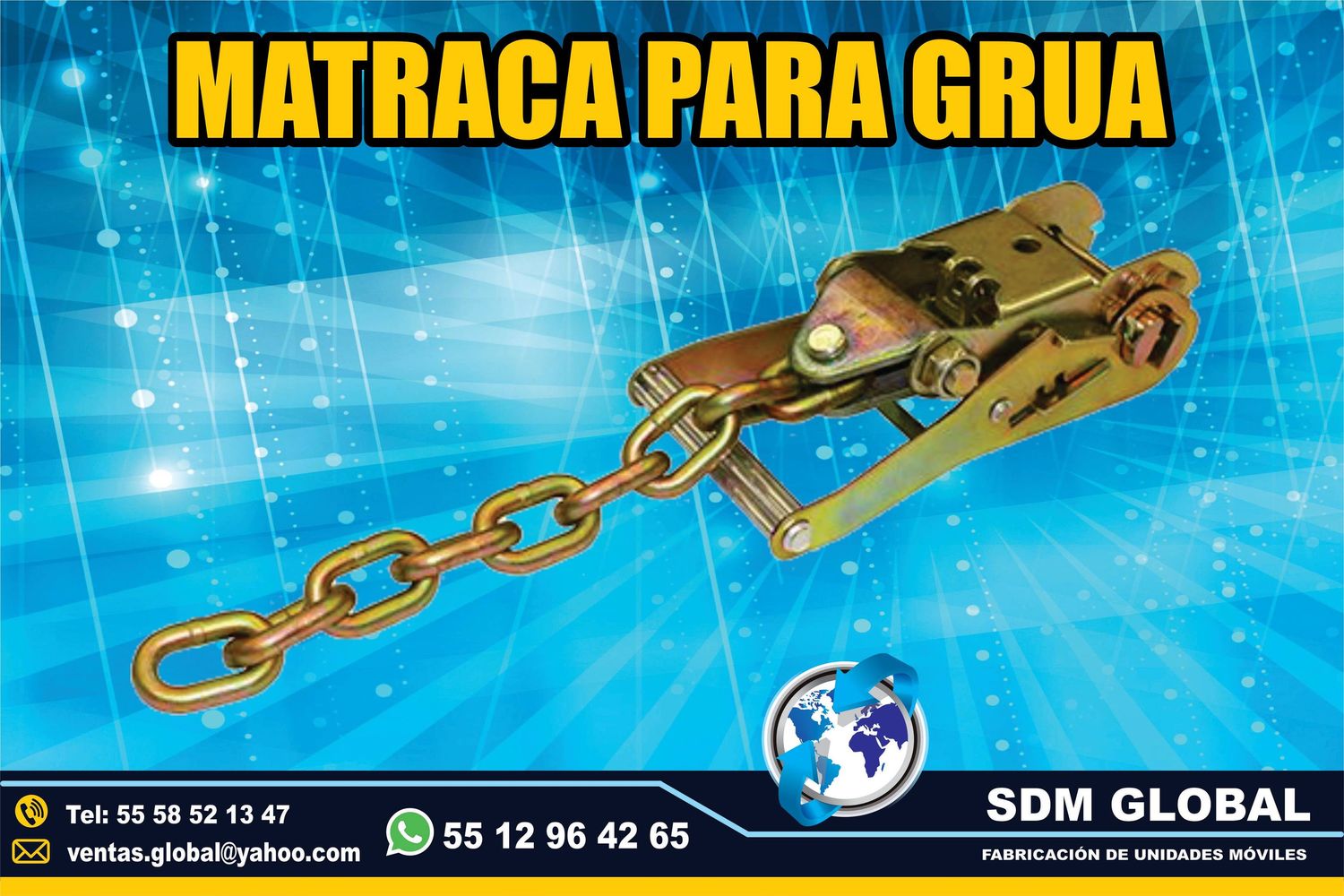 Venta de Bandas Matracas para rieles logisticos y amarres<br>