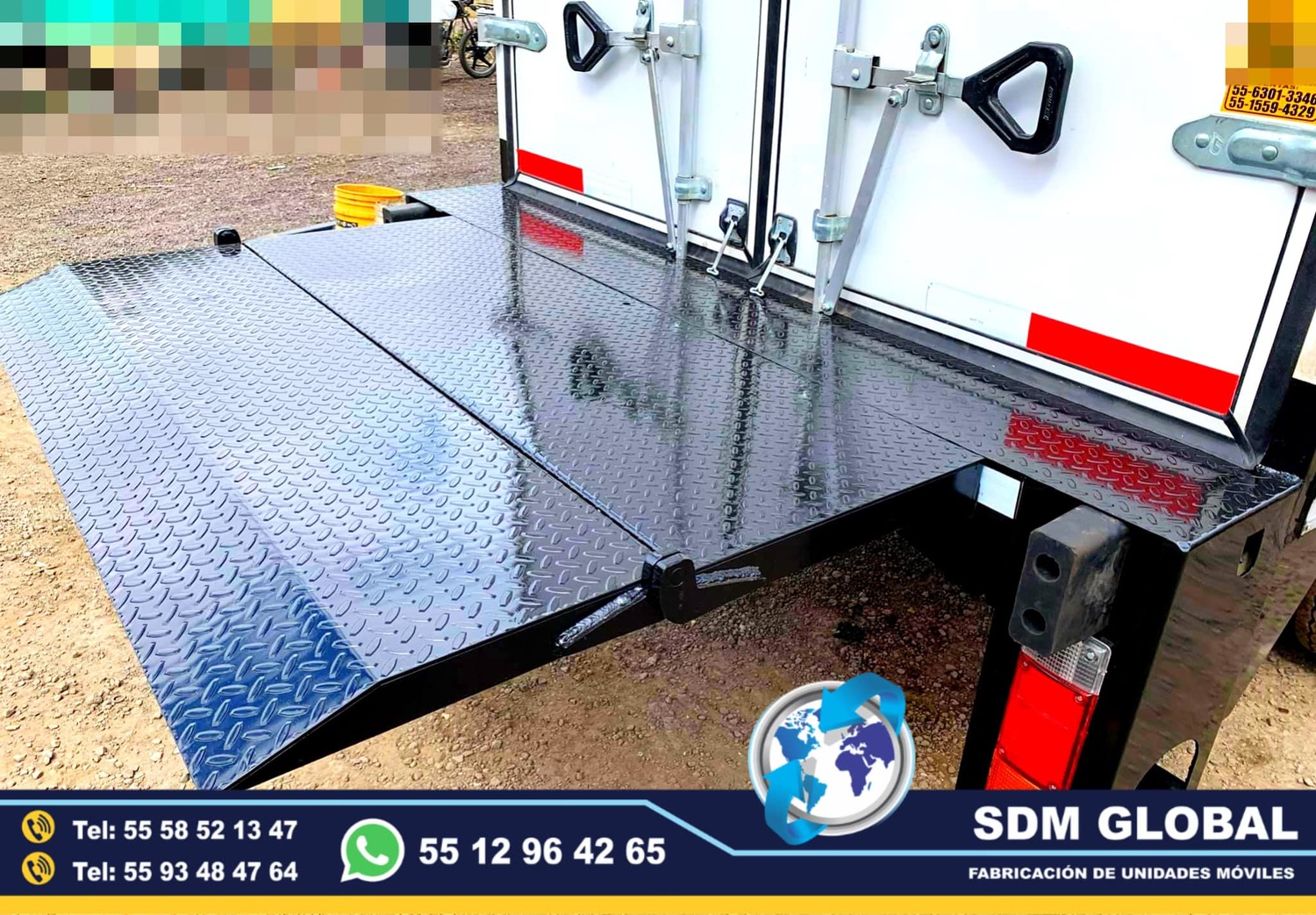 Fabrica de Rampas Hidraulicas para camioneta y camion de carga<br>