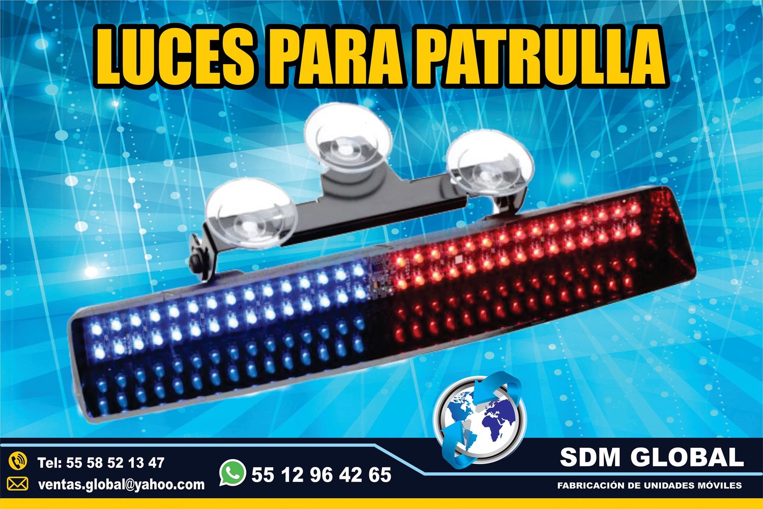 Venta de Luces para ambulancias, ministerial, ficalia, auxiliares  <br>