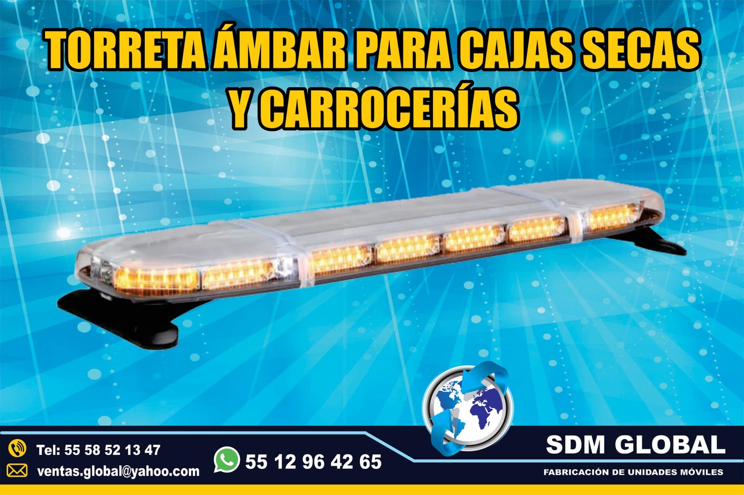 Venta de Torreta de Leds para Ambulancias  color rojo Whelen<br>