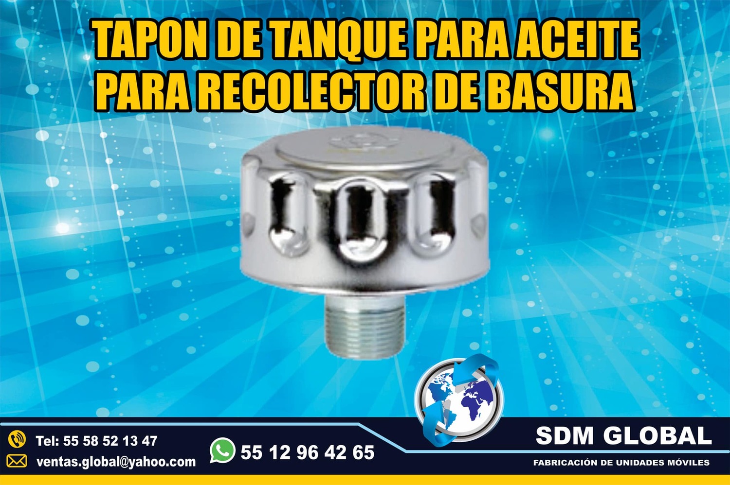 Venta de Tapon para tanque para Rampas Hidraulicas de carga <br>