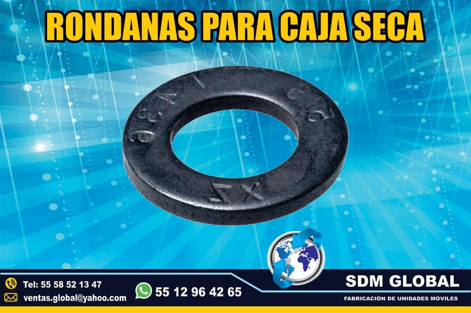 Venta de Rondanas para cajas secas carrocerias redilas unidades moviles <br>