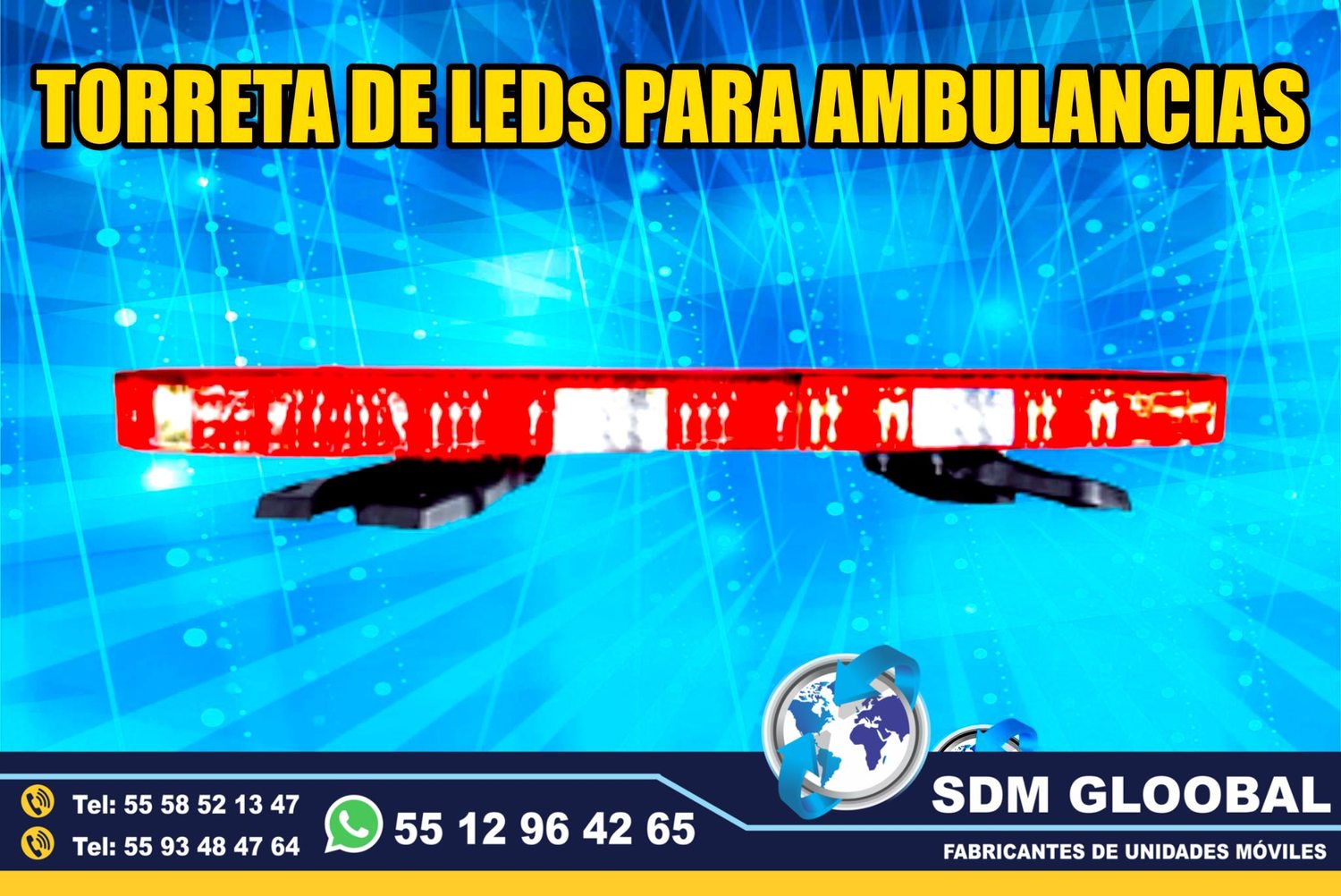 Venta e Instalacion de Luces Perimetrales Auxiliares Emergemcia para Ambulancias de Traslado&nbsp;