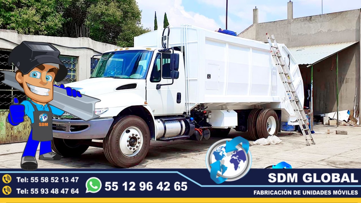 Fabrica de Recolectores de basura carga trasera, lateral <br>