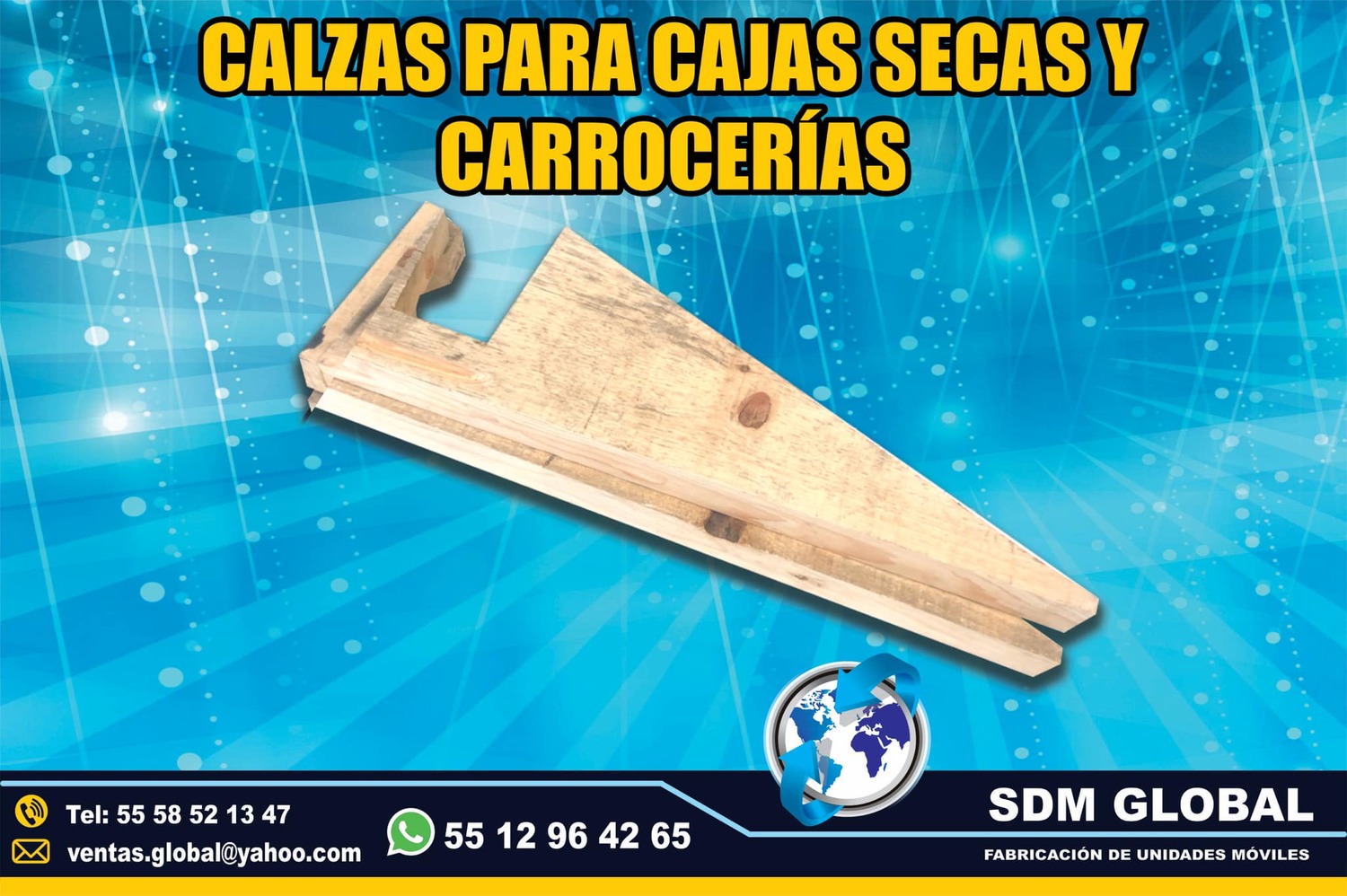 Venta de Calzas para cajas secas carrocerias redilas unidades moviles<br>