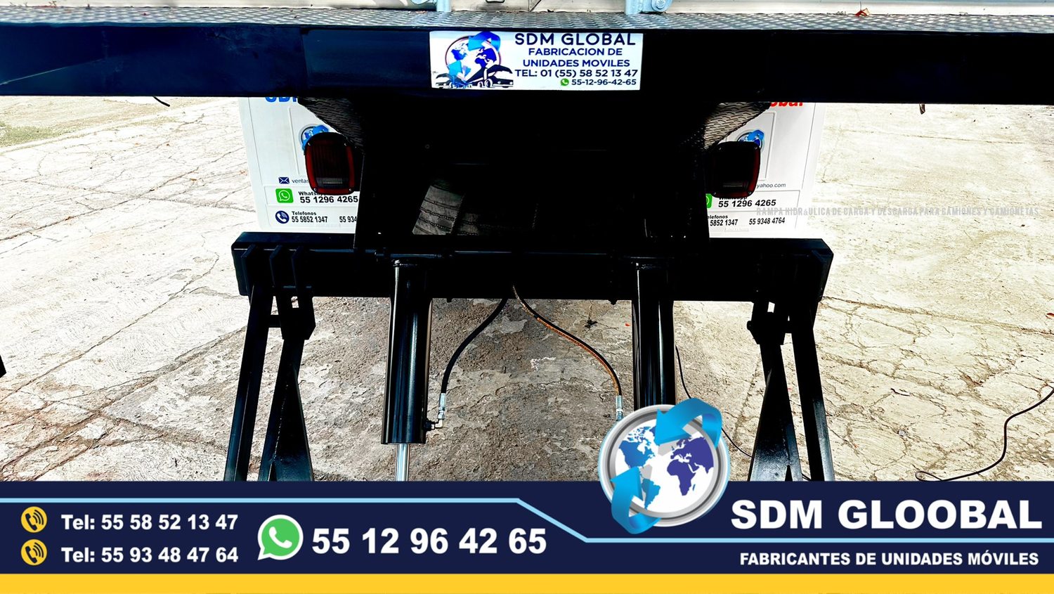 Fabricantes de Rampas Hidraulicas para camioneta y camion de carga<br>