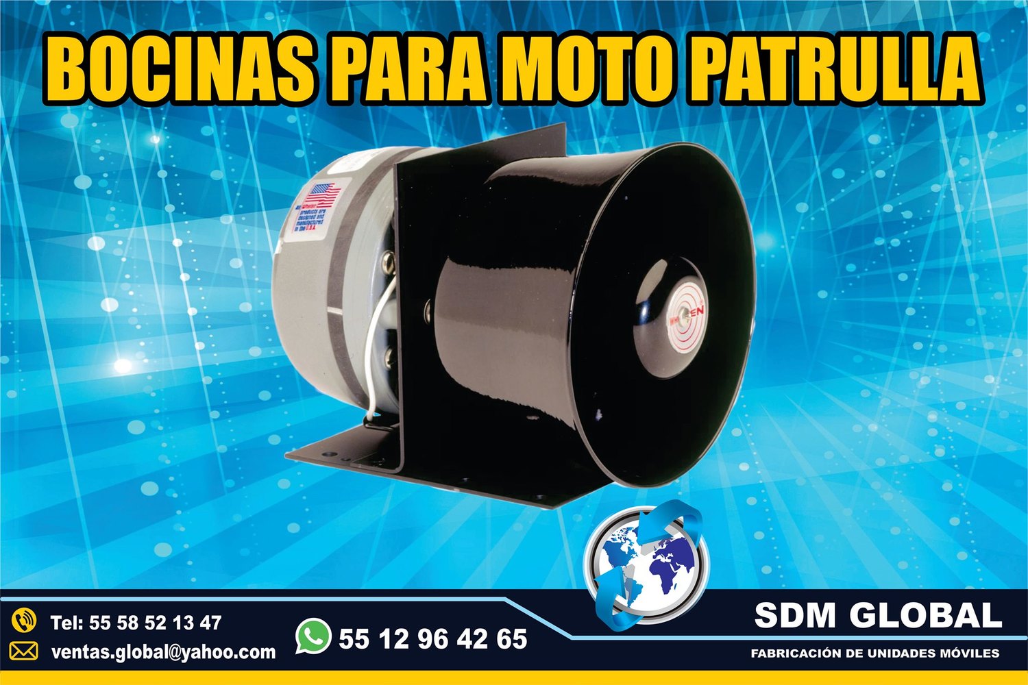 Venta de Bocina para Ambulancias de trasladoFederal Signal      <br>