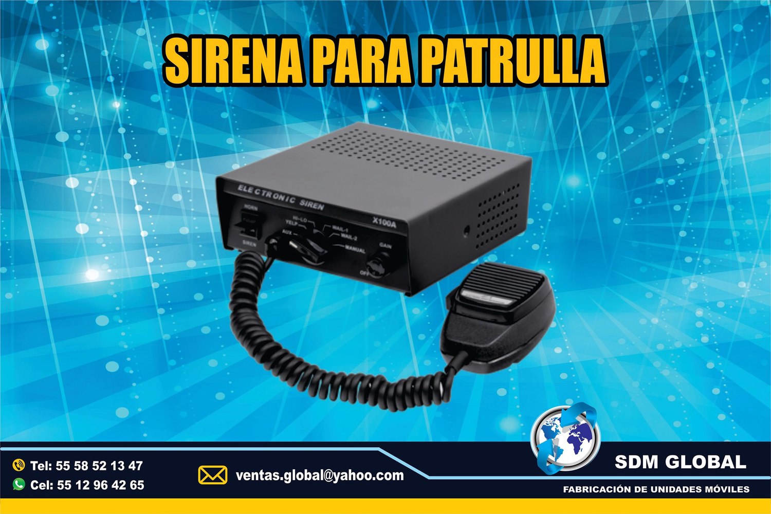 Venta de Sirena Ambulancias de traslado Federal Signal    <br>