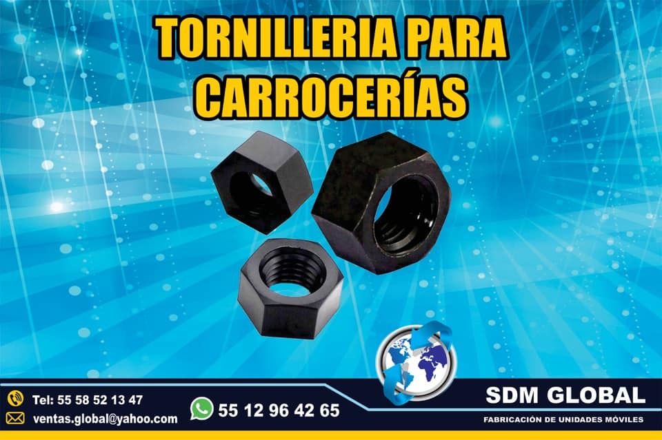 Venta de Tuercas para cajas secas carrocerias redilas unidades moviles<br>
