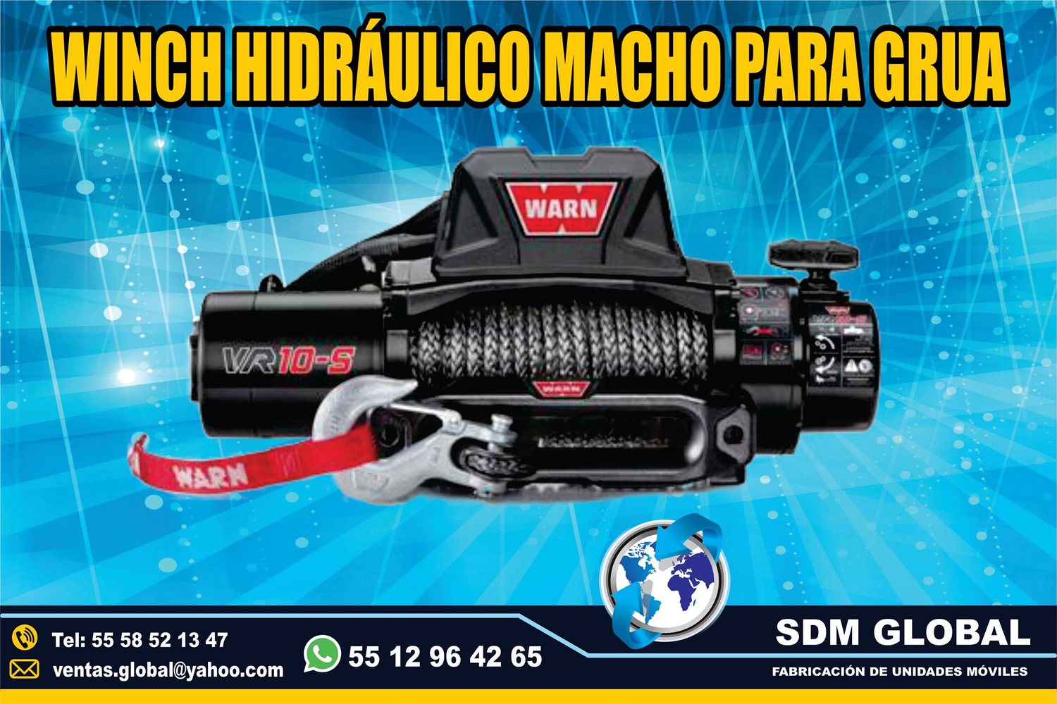 Venta de Winch electrico para Gruas de Plataforma Arrastre Salvamento<br>