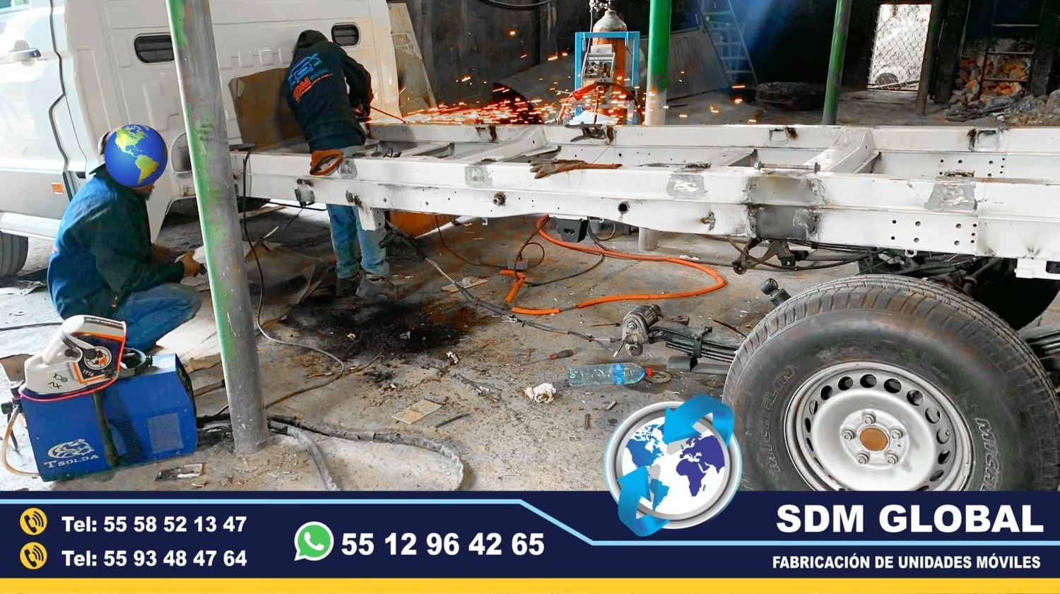 Servico de Alargado Acorazado de chasis de camiones y camionetas   <br>