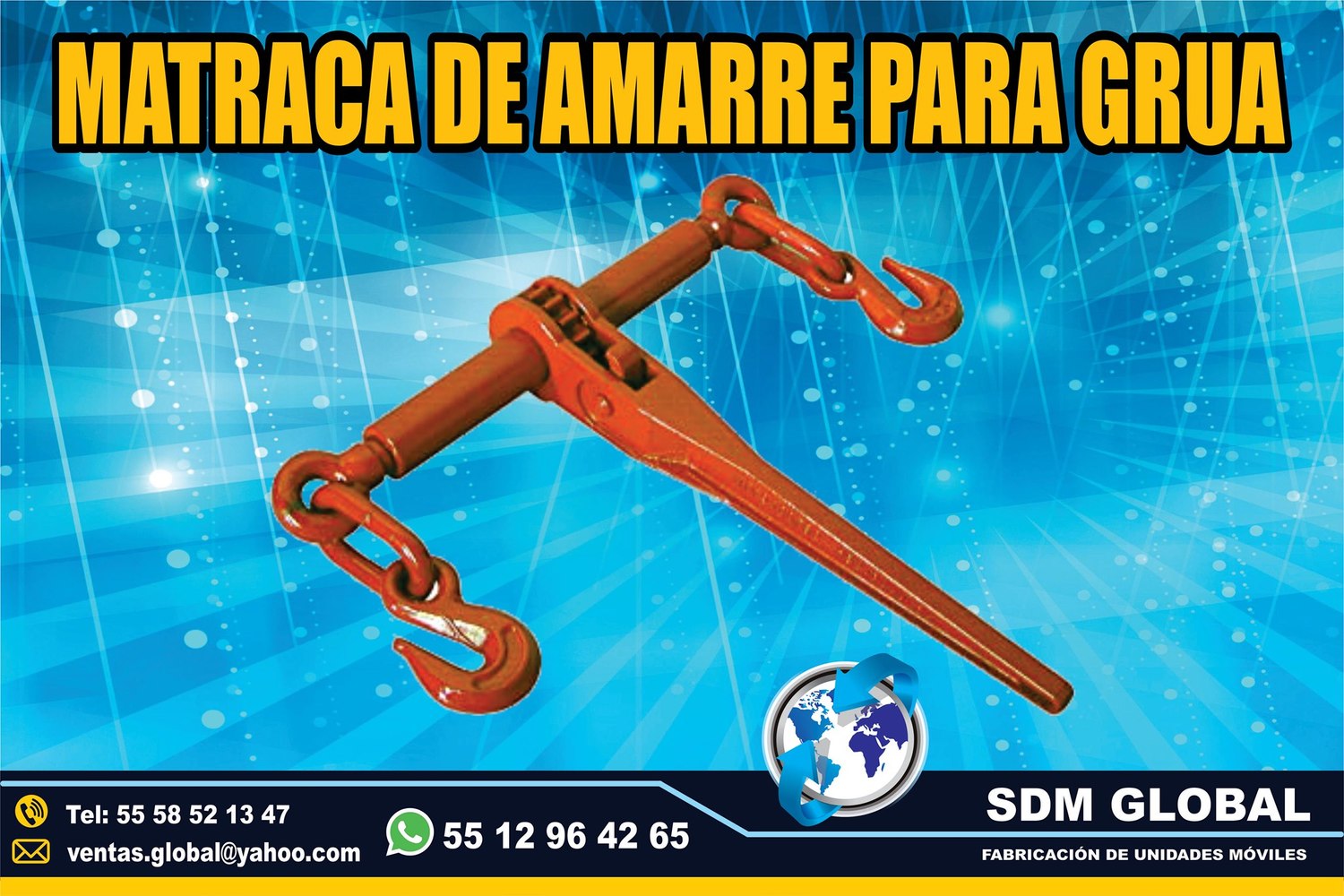 Venta de Bandas Matracas para rieles logisticos y amarres  <br>