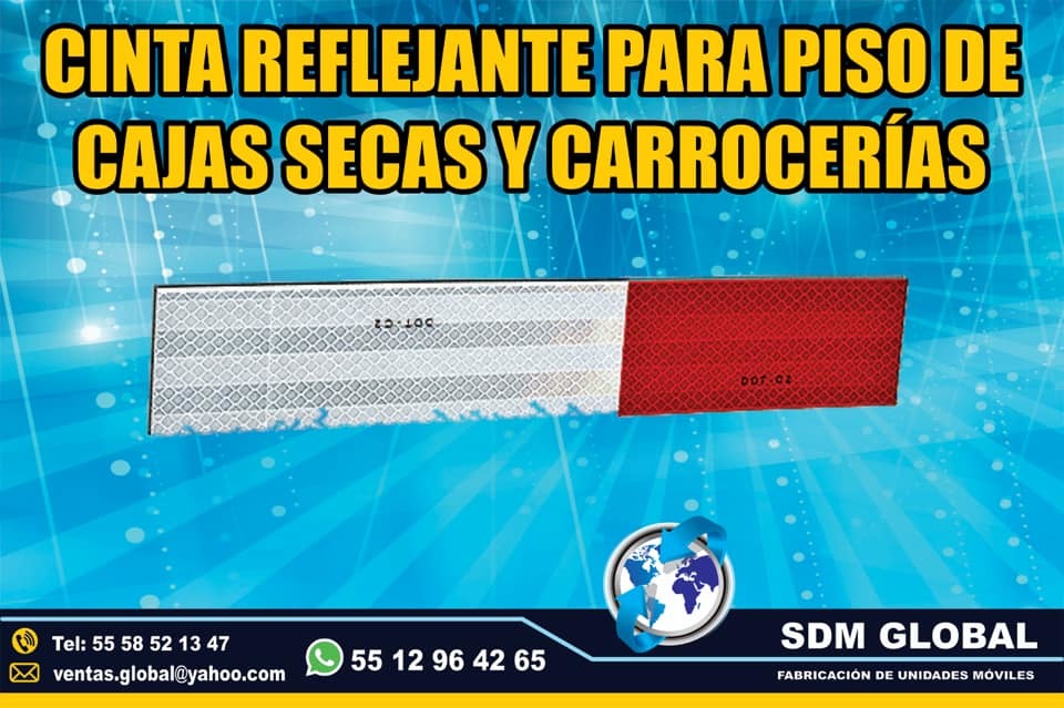 Venta de Cintas reflejantes cajas secas carrocerias redilas unidades<br>