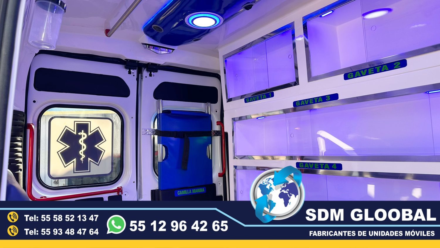 Fabricantes de Ambulancias de Traslado Tipo 1, Tipo 2 en Mexico&nbsp;