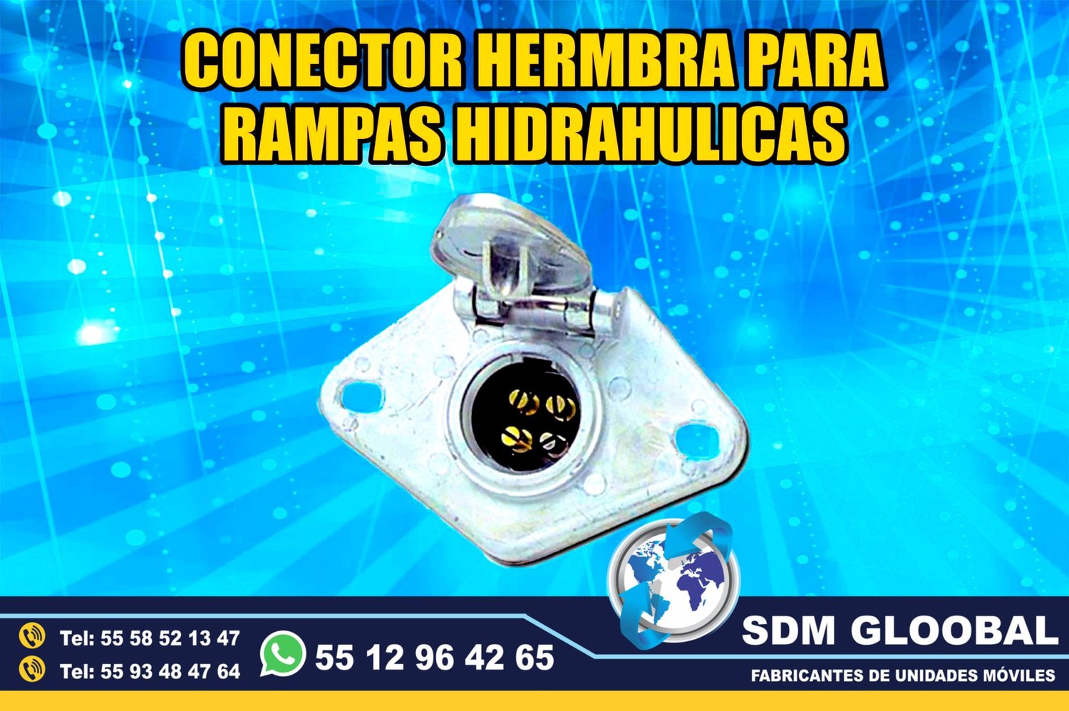 Venta de Conector Hembra para para Rampas Hidraulicas de carga <br>
