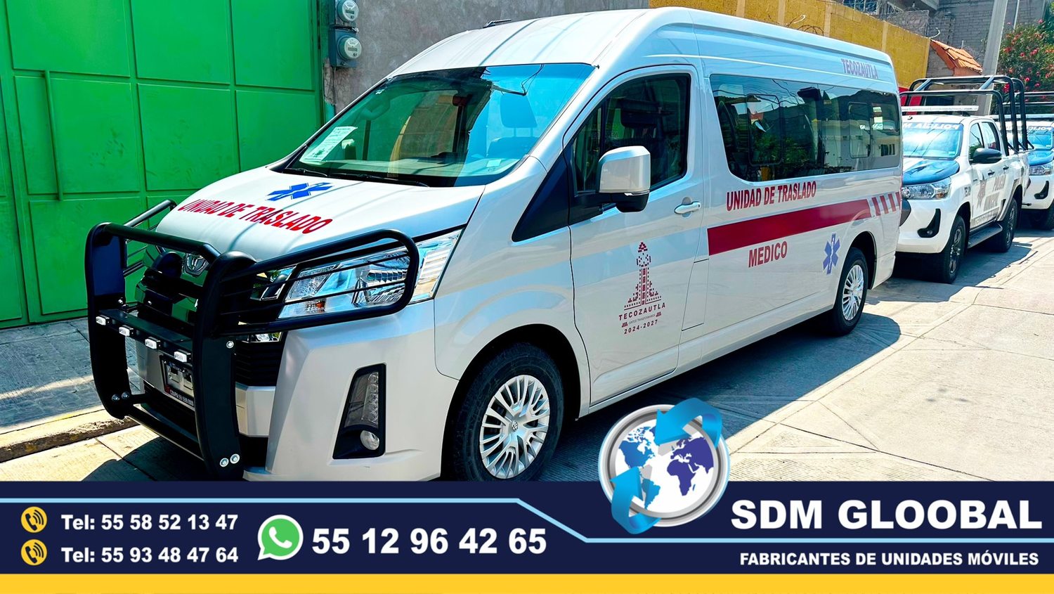 Fabricantes de Ambulancias de Traslado Tipo 1, Tipo 2 en Mexico&nbsp;