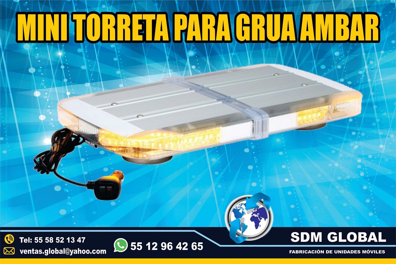 Venta de Torreta ambar de leds ultima generacion Venta de Tumbaburros para Camionetas y camiones trailer <br>