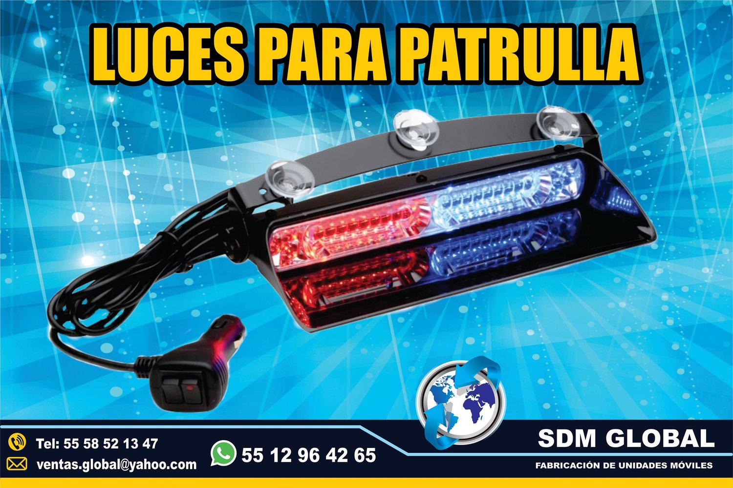Venta de Luces para ambulancias, ministerial, ficalia, auxiliares<br>