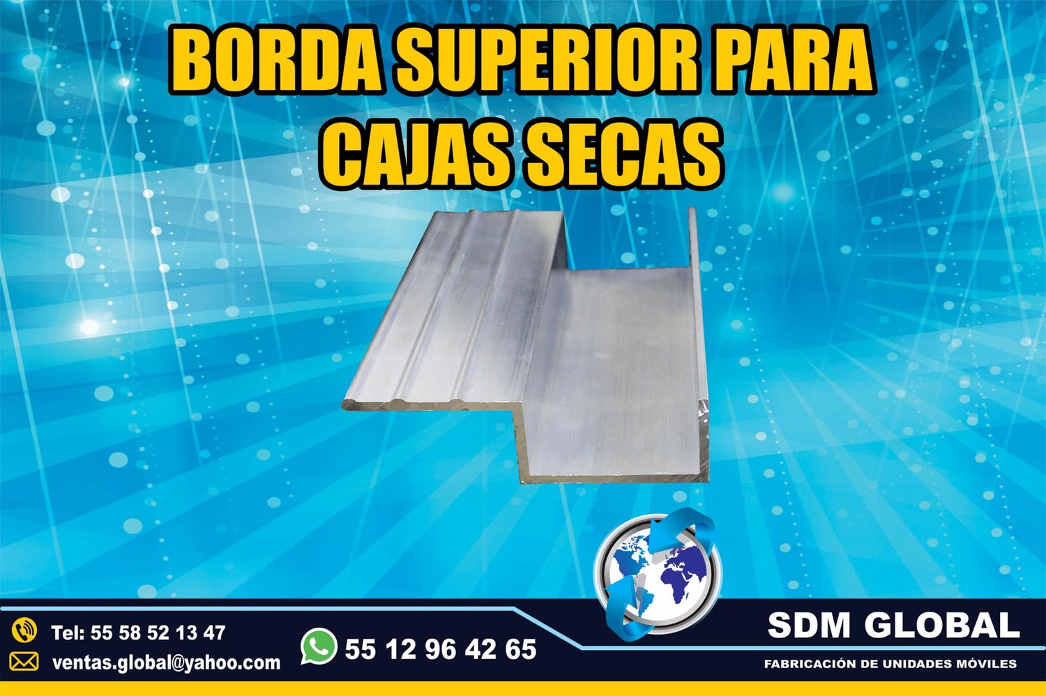 Venta de Bordas para cajas secas carrocerias redilas unidades moviles<br>